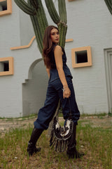 Set Chaleco y Pantalon Denim