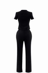 Set Top y Pantalon Negro