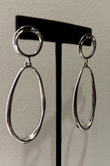 Aretes Silver Oval