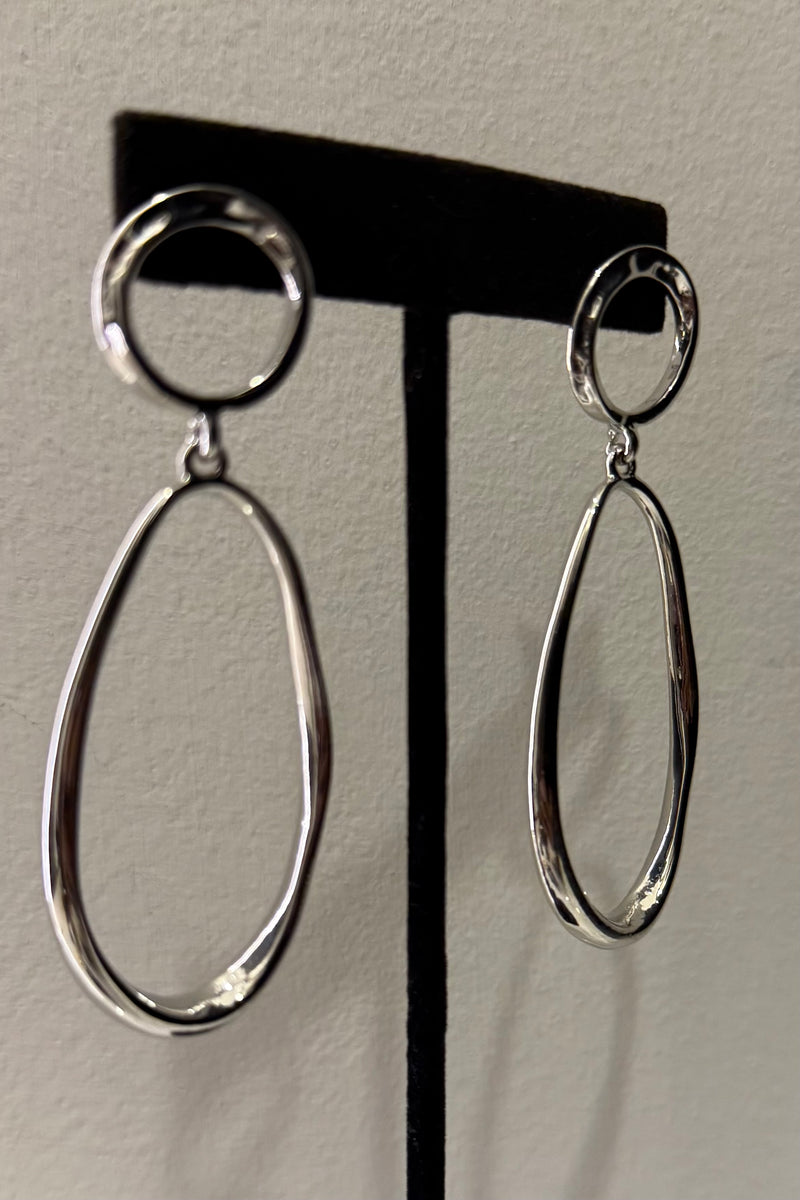Aretes Silver Oval