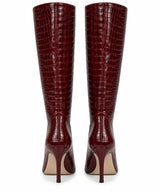 Botas Croco Burgundy