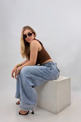 Pantalon Baggy Denim