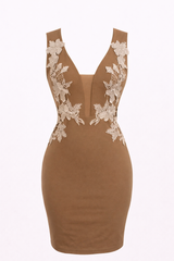 Vestido A La Rodilla Ajustado