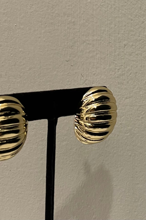 Aretes Shell Golden