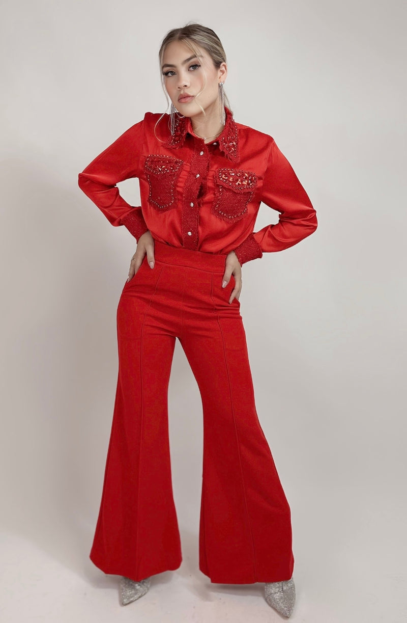 Pantalon Rojo Sastre