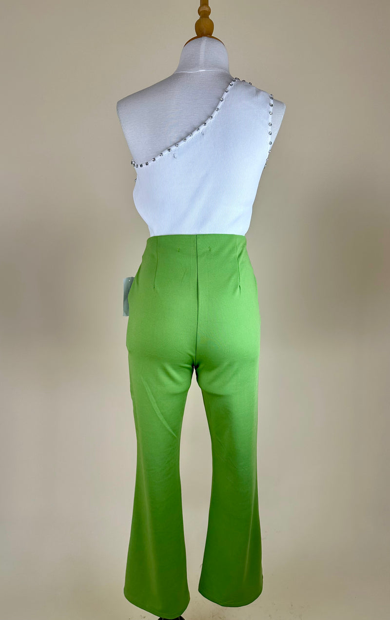 Pantalon Con App de Pedreria Verde