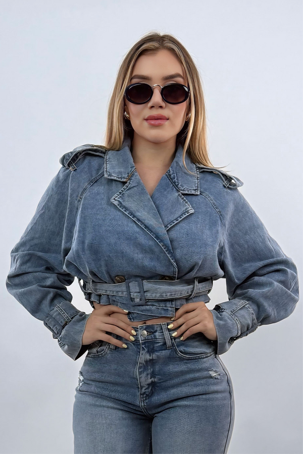 Jacket Denim App de Cintos