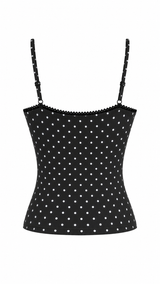 Blusa Basic Polka Negro