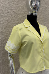 Camisa Bordada Amarilla