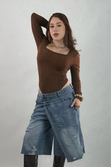 Pantiblusa Manga Larga Chocolate