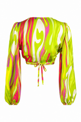 CropTop Satinado Multicolor