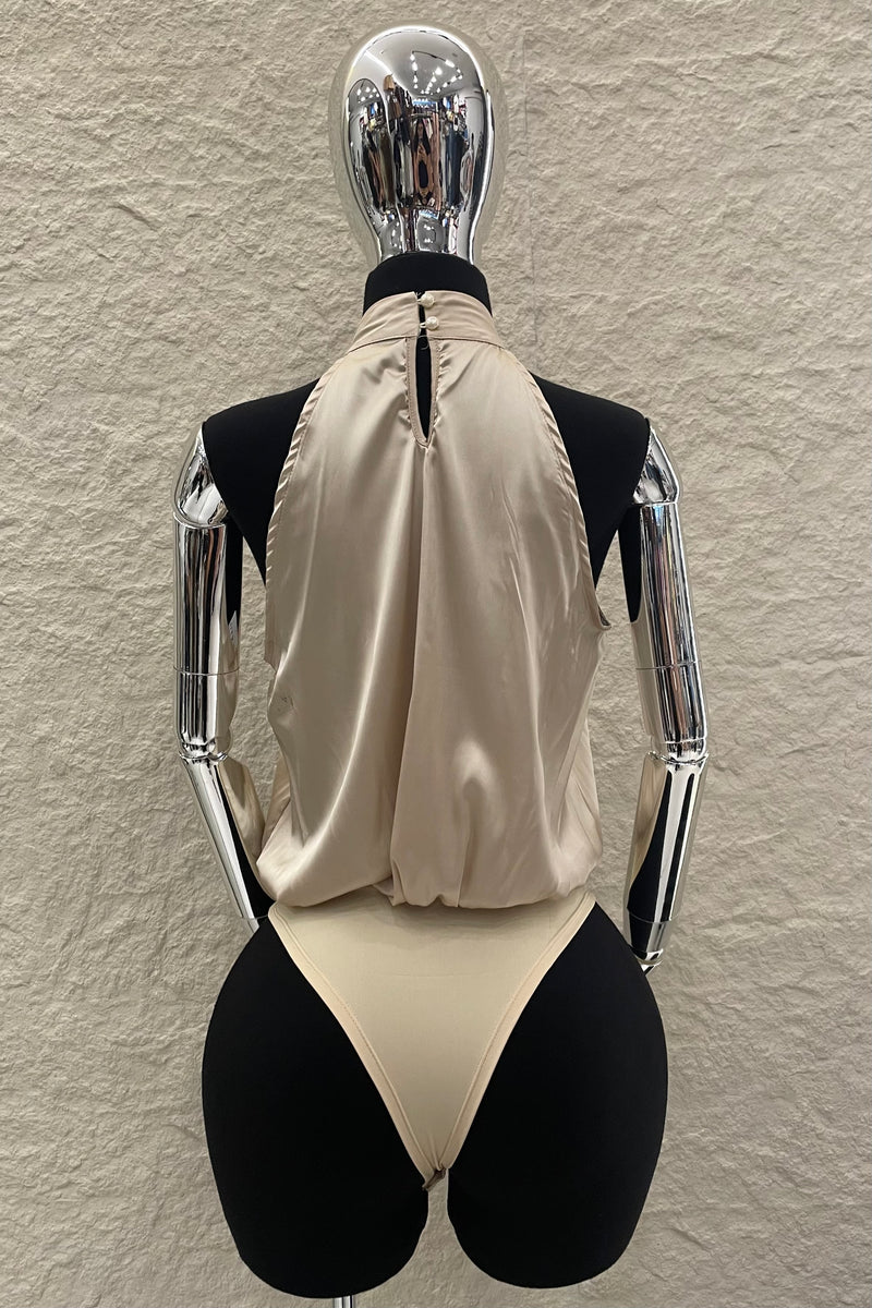 Pantiblusa Satinada Olgada Beige