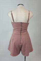 Set Rosa de short con top