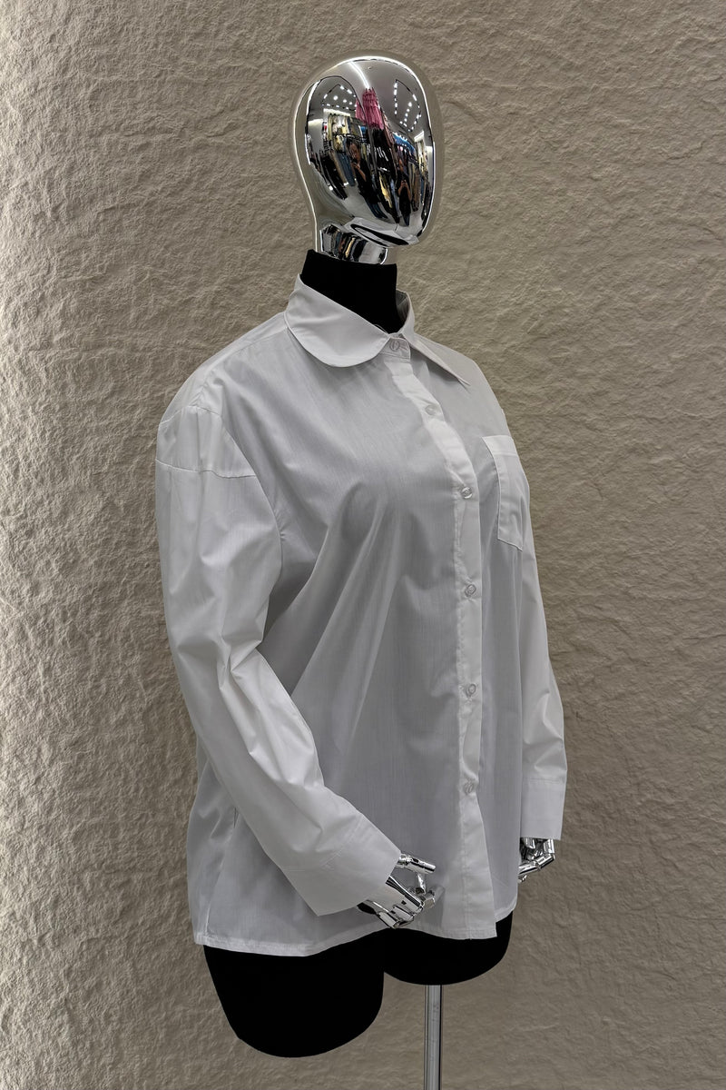 Camisa Manga Larga Blanca