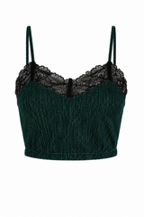 Bralette Verde Metálico