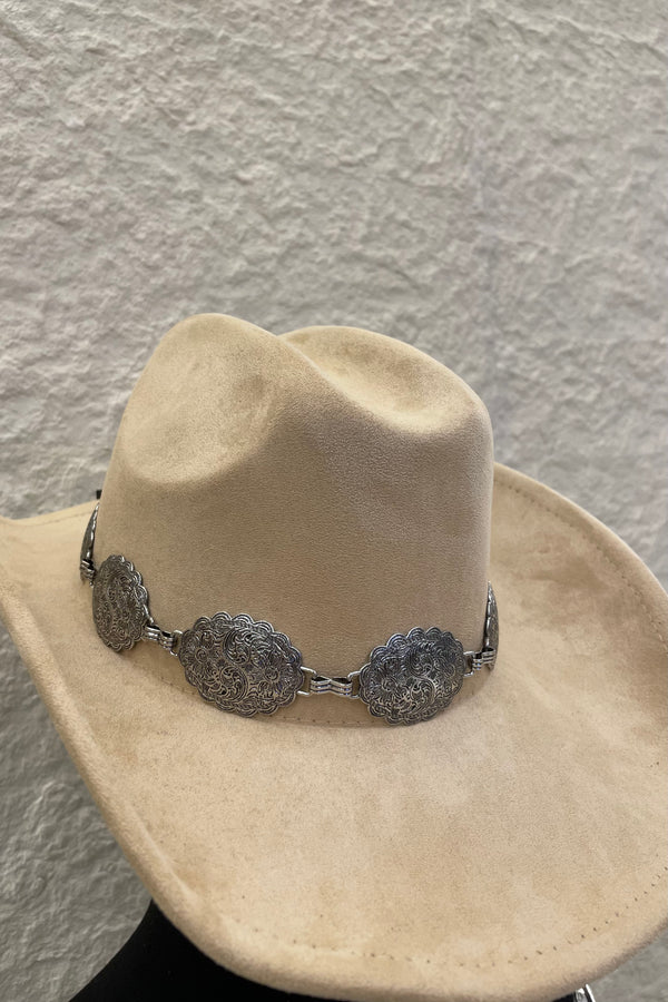 Sombrero Vaquero Hebilla Plata