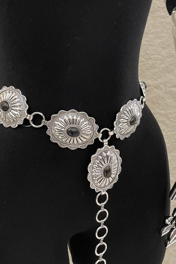 Cinto Silver Black