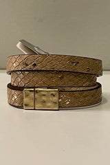 Pulsera Golden Cocodrile