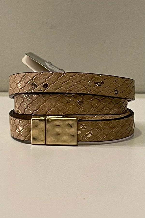 Pulsera Golden Cocodrile