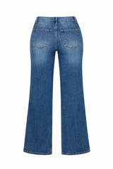 Pantalon Wide Leg Dark Denim