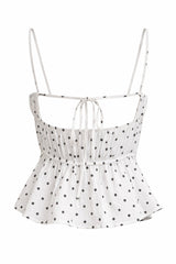 Blusa Polka Dots Blanco