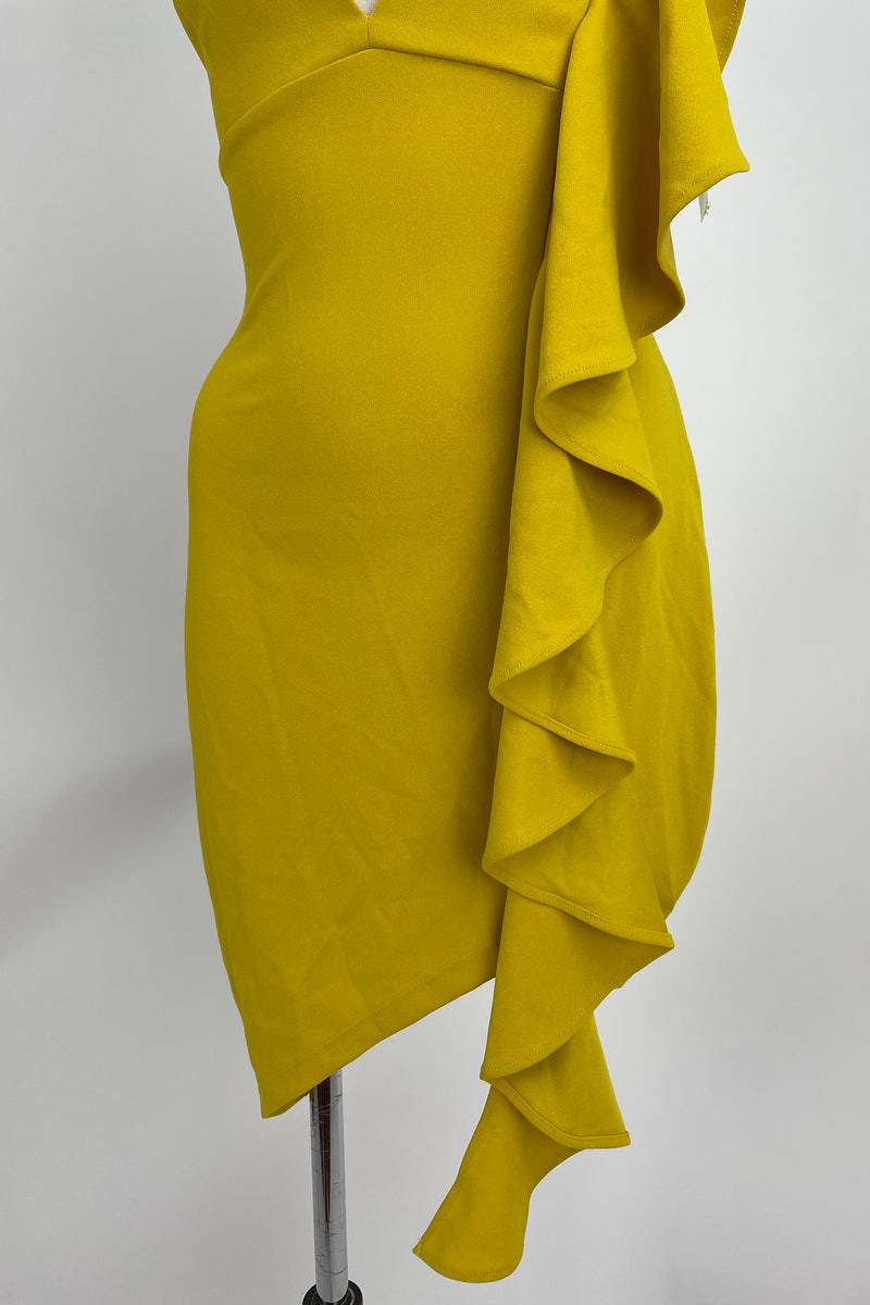Vestido Ajustado Asimetrico
