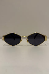 Lentes Dupe Celine Metal Hexagonal