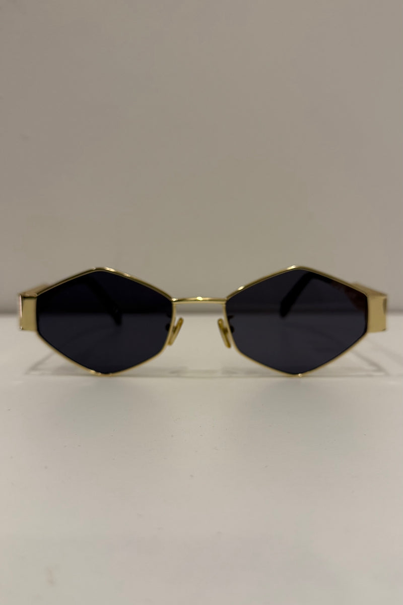 Lentes Dupe Celine Metal Hexagonal