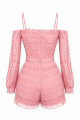 Jumper Rosa De Encaje