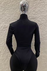 Pantiblusa Manga Larga Negro