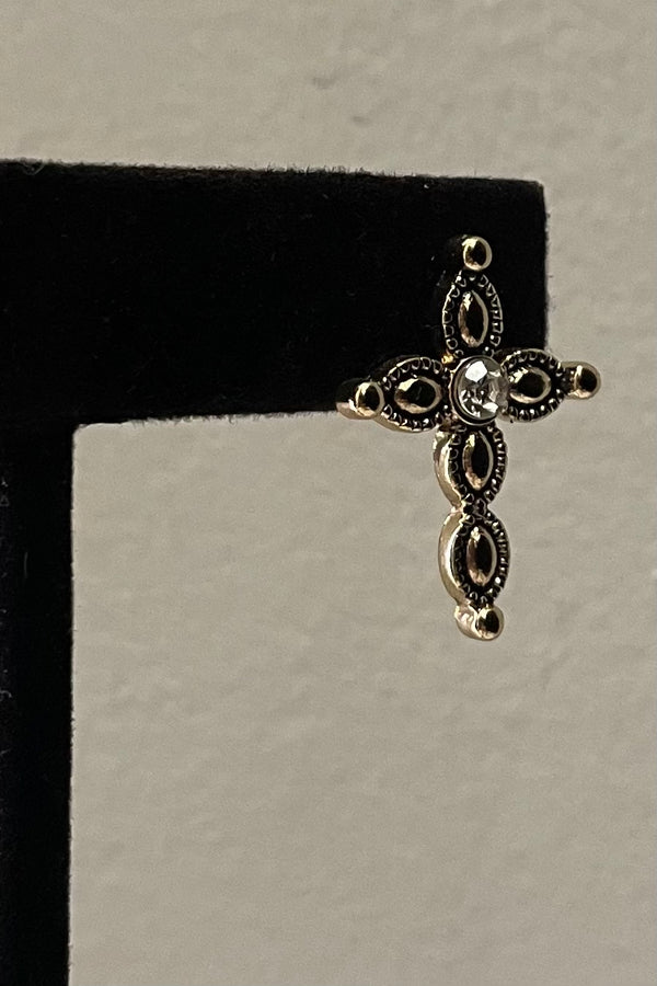 Aretes Cross Golden