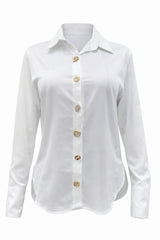 Camisa Satinada Blanca
