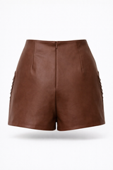 Falda Corta Vinipiel Cafe