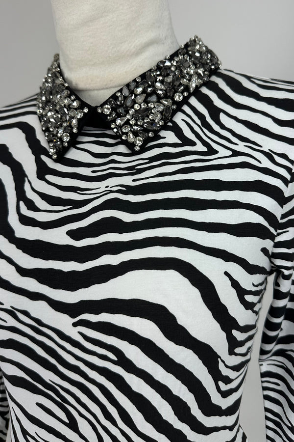 Blusa Animal Print zebra