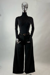 Pantalon Acampanado Negro