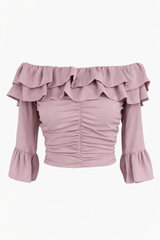 Blusa Lila Grapeada