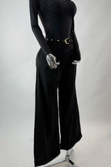 Pantalon Acampanado Negro