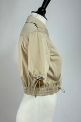 Blusa Corta Cargo Beige