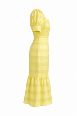 Vestido Midi Amarillo