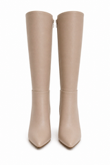 Botas Lisas Beige