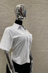 Camisa Dupe Prada Blanca