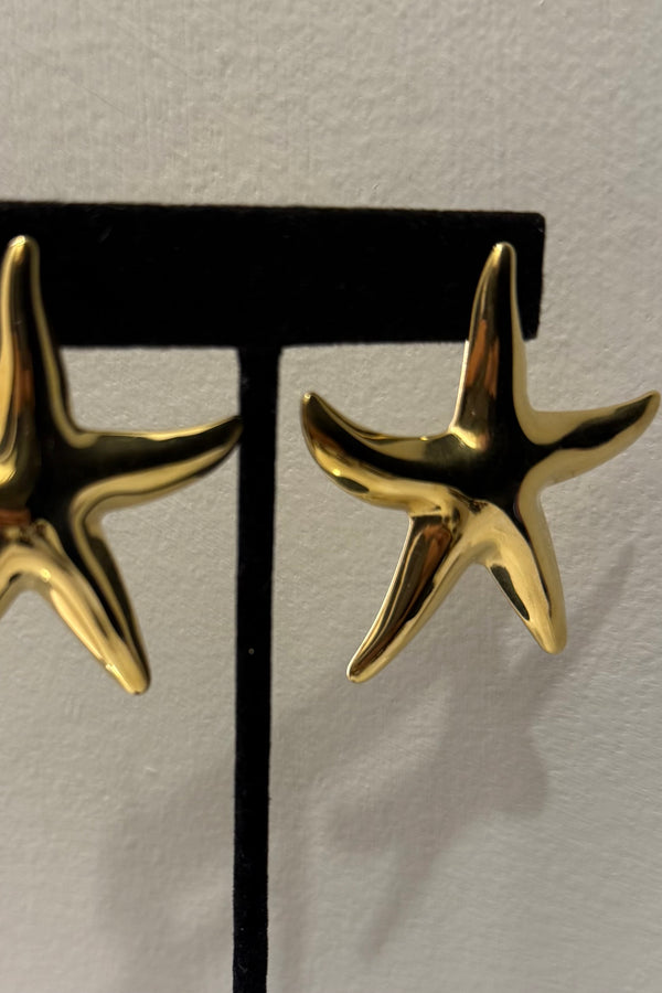 Aretes Starfish Golden