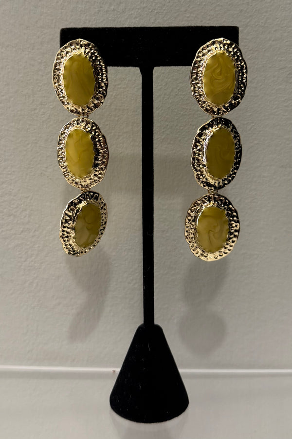 Aretes Moonlight Tears Amarillo