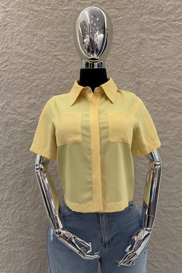 Camisa Corta Amarilla