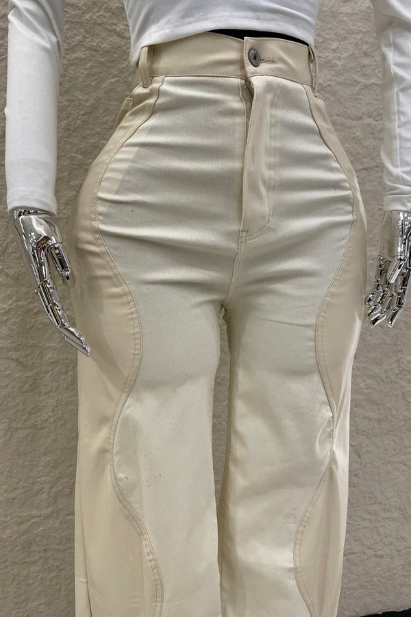 Pantalon Vinipiel Crema