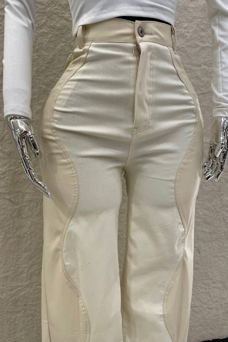 Pantalon Vinipiel Crema