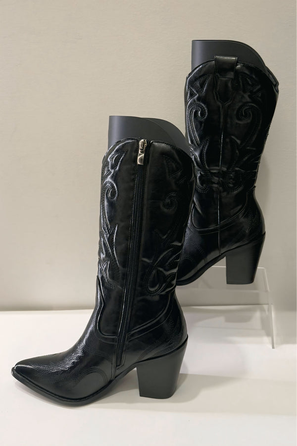 Bota Cowboy Negra