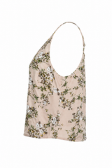 Blusa Floreada De Tirantes