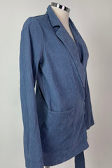 Blazer Velvet Azul