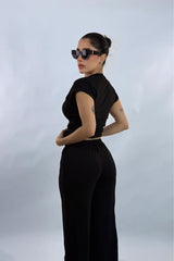 Set Top y Pantalon Negro